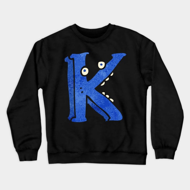 funny Letter,Christmas Gifts,A wonderful gift for those who start their name with K letter Crewneck Sweatshirt by rayanammmar